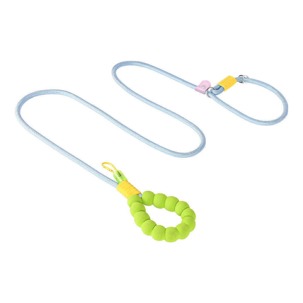 Cross-border new dog leash, cloud bubble foam can be crossed, dog walking rope can be adjusted, and P rope wholesale